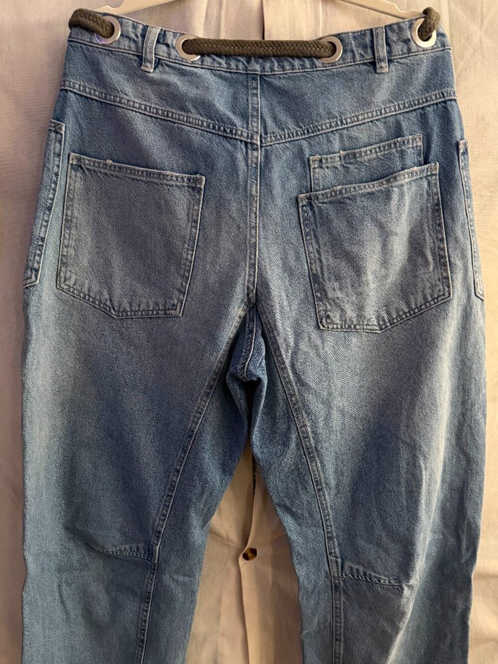 Free People We The Free Moxie Pull-On Barrel Jeans - Picture 8 of 10